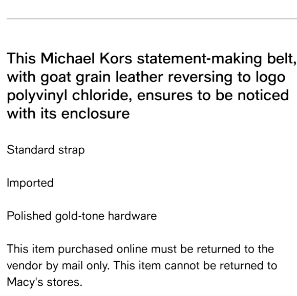 NEW! Mk 25mm logo  twist reversible belt - Picture 6 of 6